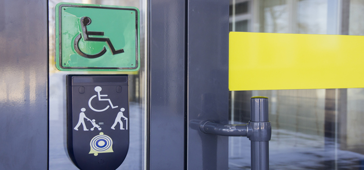 automatic handicap door opener in El Dorado Hills